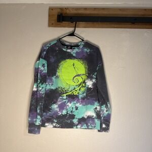Disney Nightmare Before Christmas Ted Burton Sweatshirt Adult Small Tie Dye